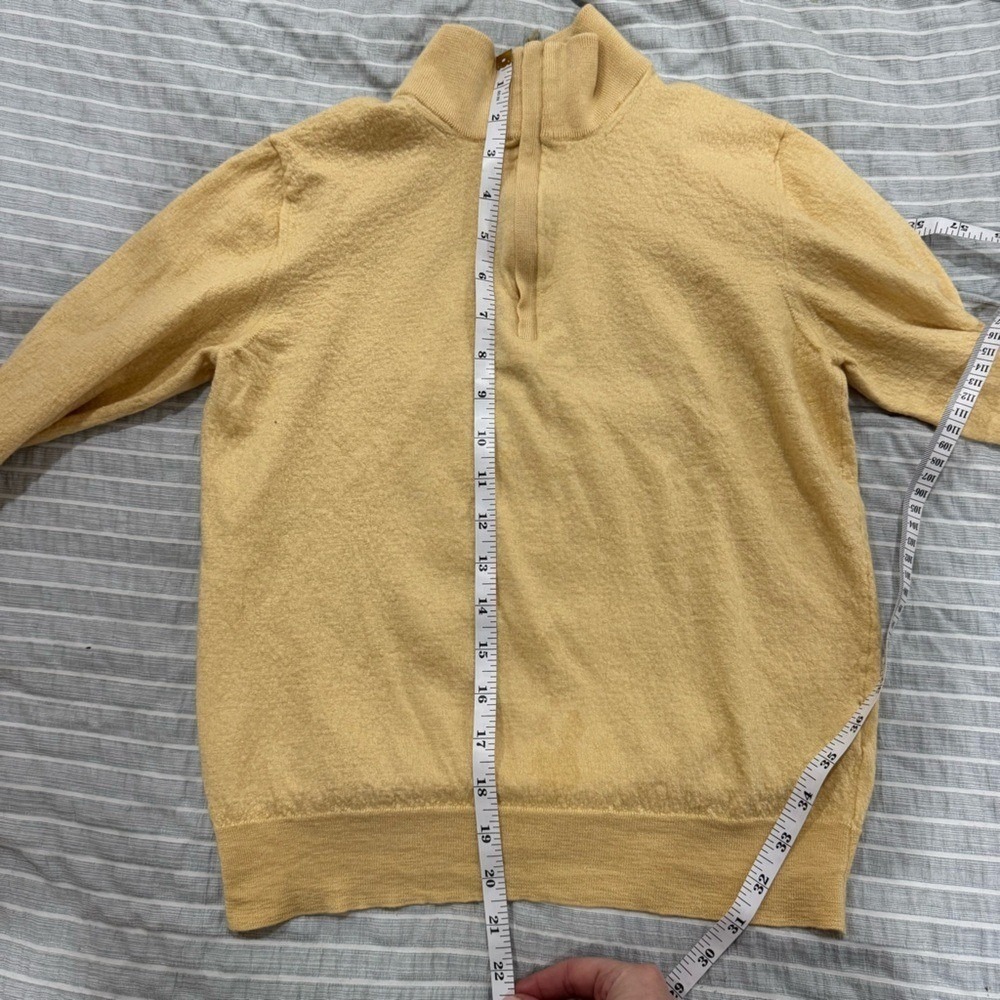 Tincati Milano vintage cashmere and silk quarter zip - Picture 5 of 7